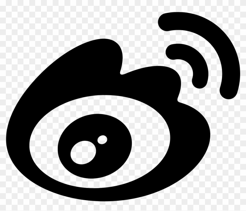 Weibo Website Logo Comments - Weibo Logo Black Clipart