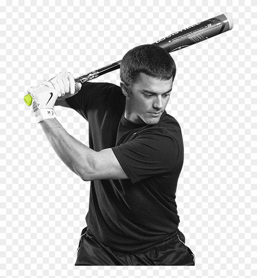Man Swinging Baseball Bat Clipart