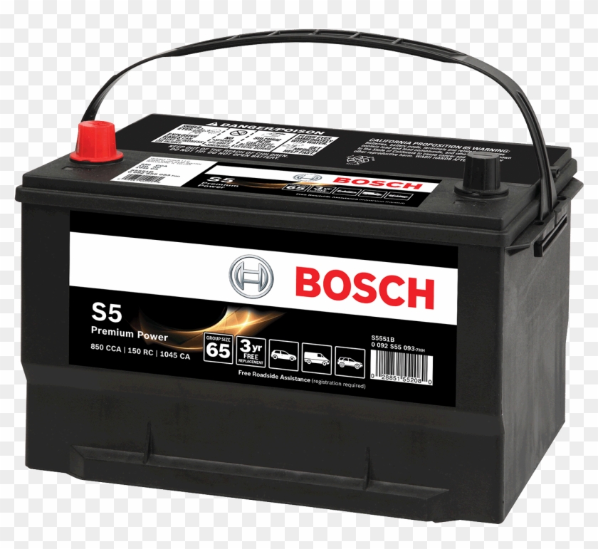 Automotive Battery - Bosch 636 Car Battery Clipart