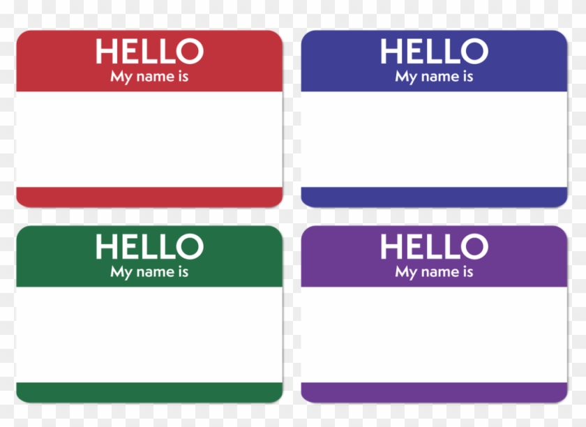 Hello My Name Is Png - Name Tag For Students Clipart #1738615