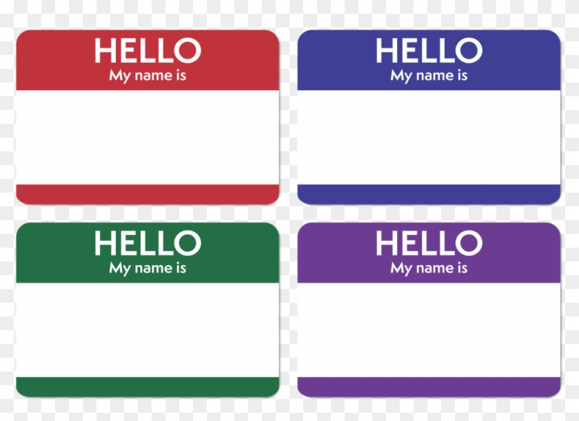 Hello My Name Is Png - Name Tag For Students Clipart