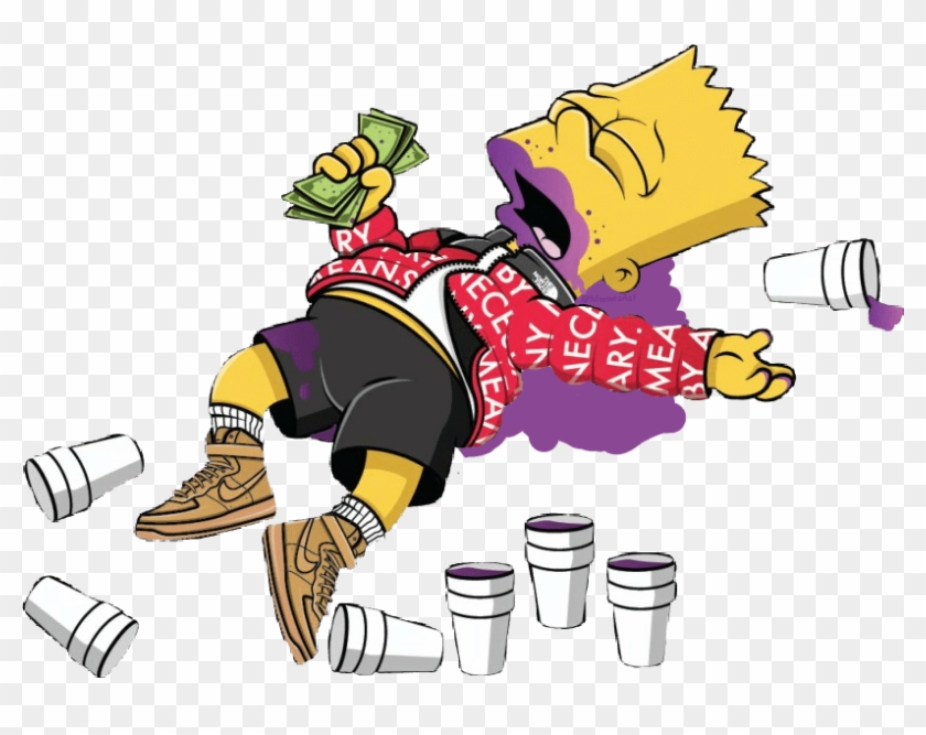Bart Simpson Lean Clipart