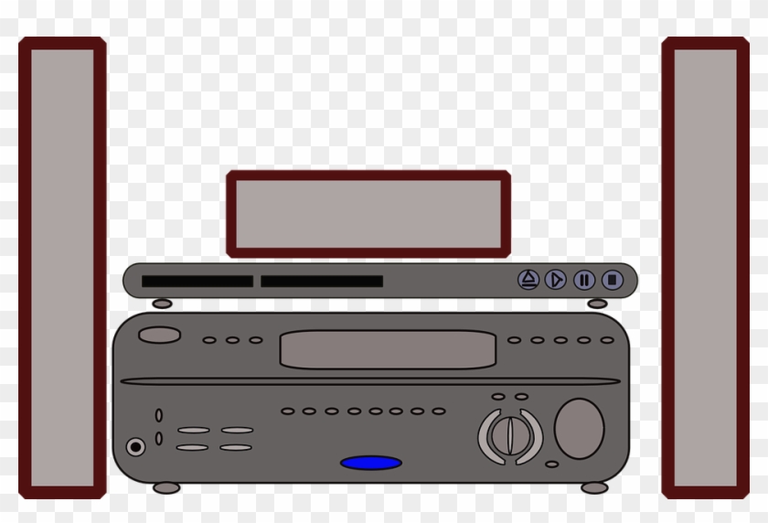 Free Vector Graphic Audio Equipment Dvd Player Png - Dvd Player Clip Art Png Transparent Png #1739019