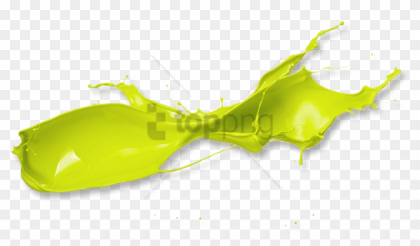 Free Png Color Splash Png Png Image With Transparent - Green Color Splash Png Clipart #1739279