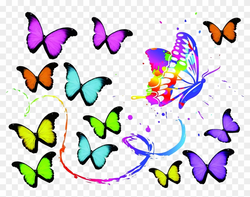 This Free Icons Png Design Of Butterfly Painting Clipart #1739341