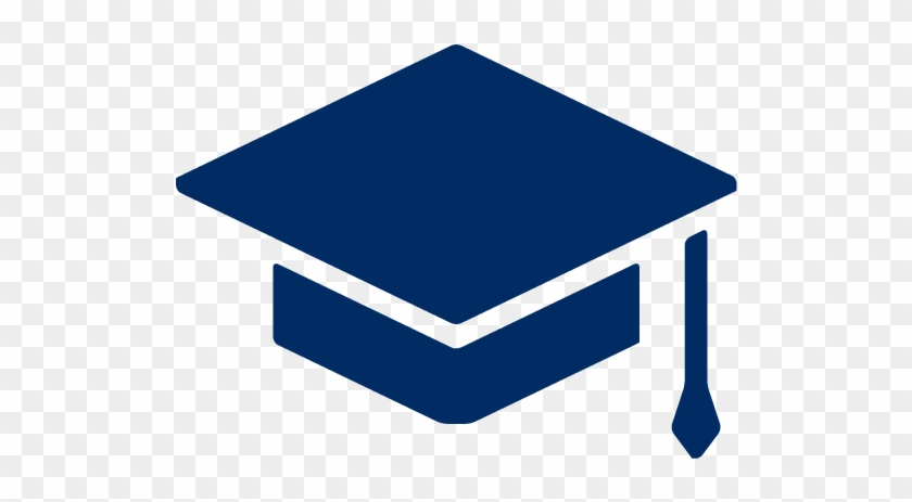 Education - Education Icon Dark Blue Clipart