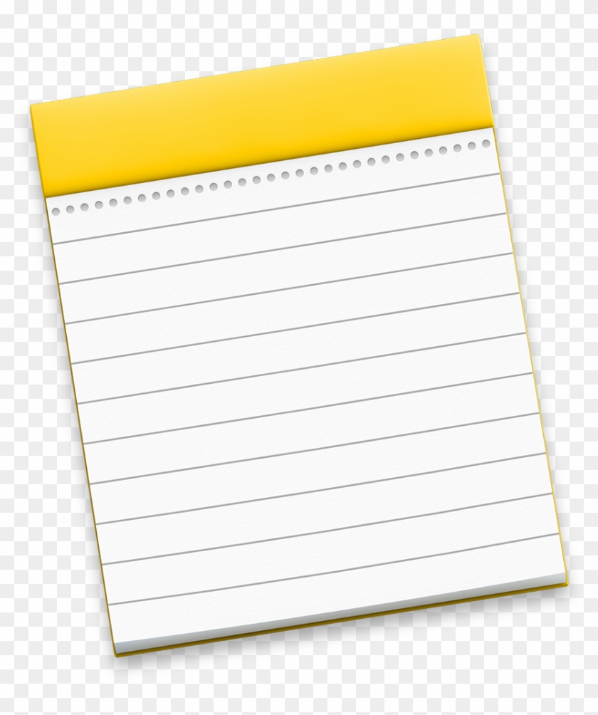 Free For Personal Desktop Use Only - Mac Os Notes Icon Clipart #1739940