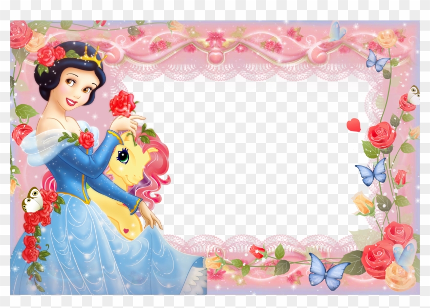 Snow White Frame Png Clipart #1740233