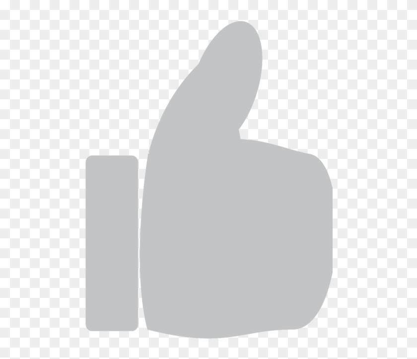 Thumbs Up,icon,like,hand - Like Grey Icon Png Clipart