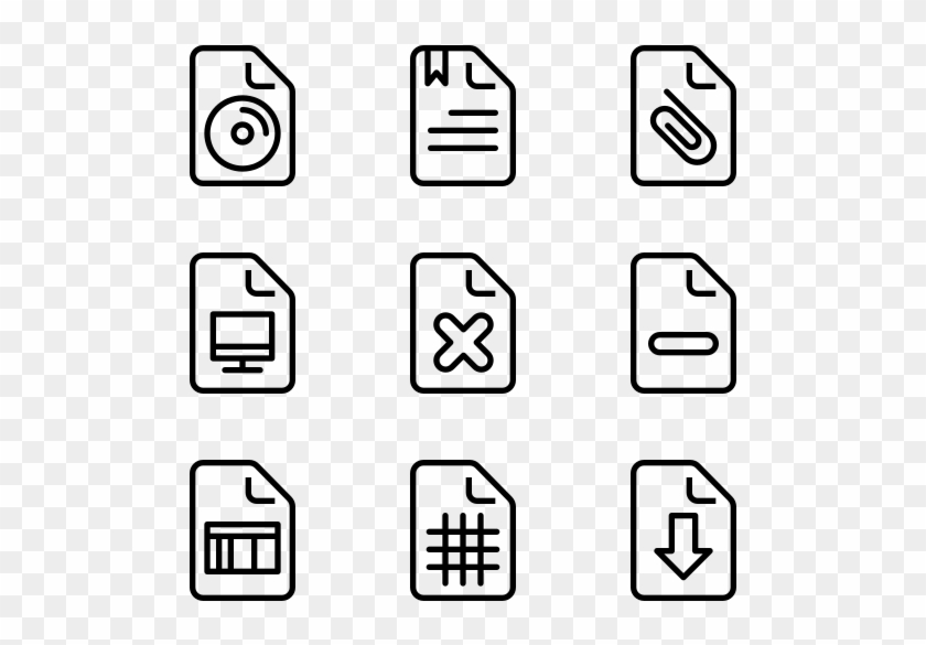 File And Document - Parallel Clipart #1740509