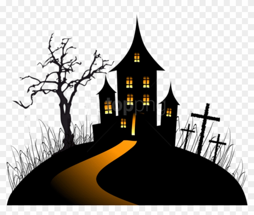 Free Png Download Halloween Creepy Castle Png Images - Creepy Castle Png Clipart #1740691