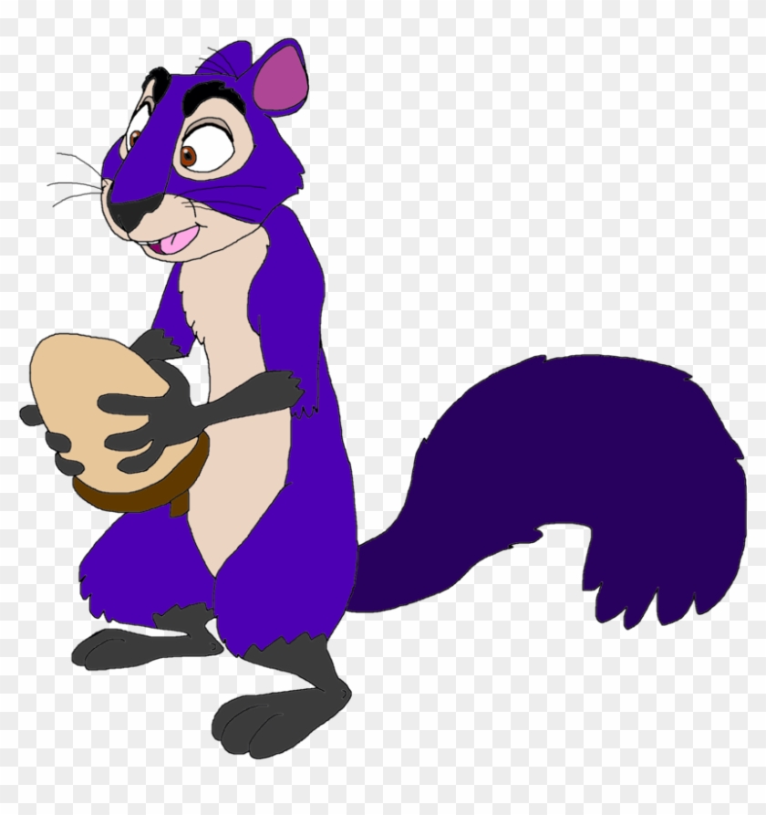 Surly With Acorn Vector By The Acorn Bunch - Cartoon Clipart