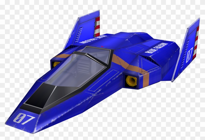 F Zero Blue Falcon Model Clipart