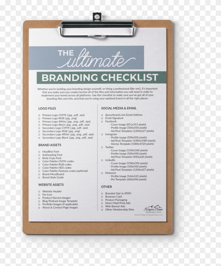 Checklist - Guestbook Clipart