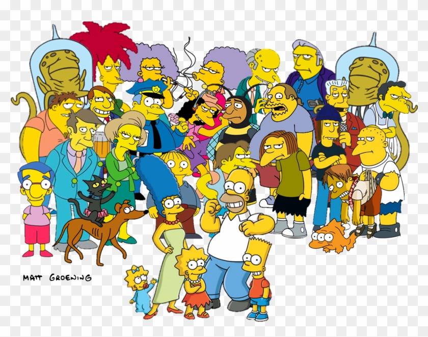 Simpsons Characters Clipart