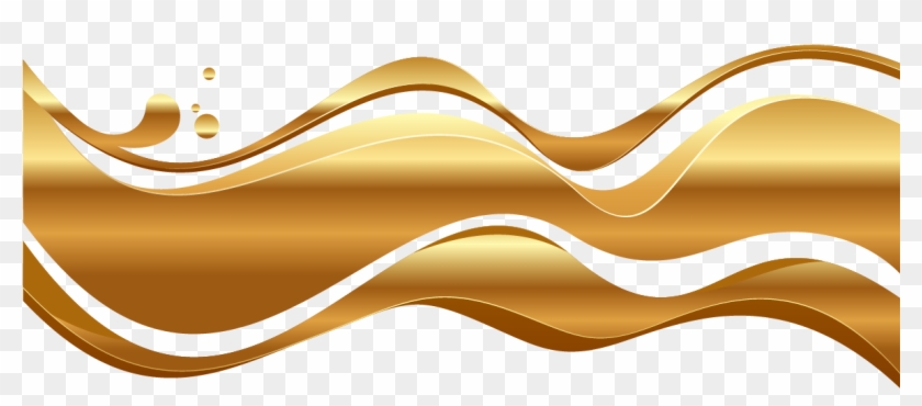 1181 X 1181 4 - Transparent Gold Wave Png Clipart #1741411