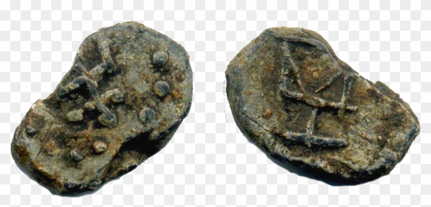 Monetary Seal, Princely Trident In Dotted Circle / - Artifact Clipart #1741820