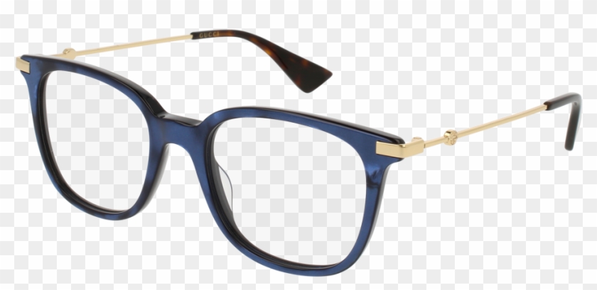 Gg0110o-005 Blue Gold Eyeglasses / Demo Lenses Gucci - Gg0110o 006 Clipart #1741911