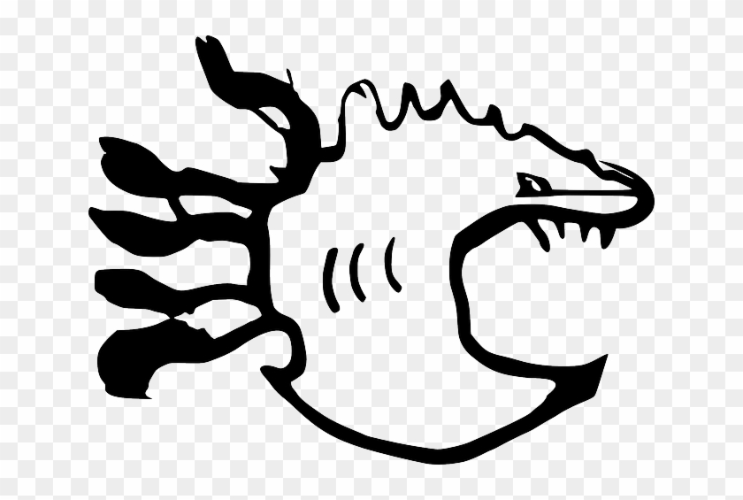 Open, Cartoon, Lips, Fish, Mouth, Eat, Sea, Teeth, - Animated Fish With Teeth Clipart #1741953