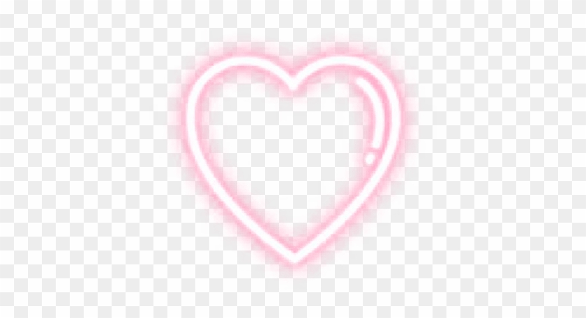 Heart Sticker Stickers Cute Glow Glowing Pink Light - Heart Clipart