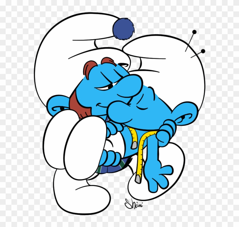 Clipart Off To Bed With You By Shini - Smurf Tailor - Png Download