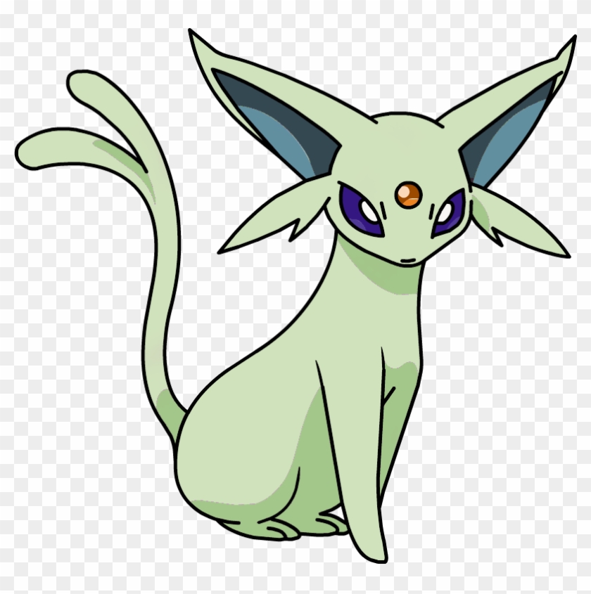 Shiny Espeon Os - Pokemon Espeon Shiny Clipart #1742650