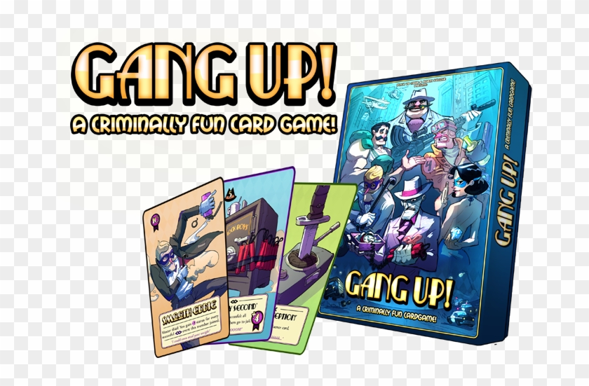 Clipart Gang Up A Criminally Fun Card Game - Kickstarter Card Games - Png Download