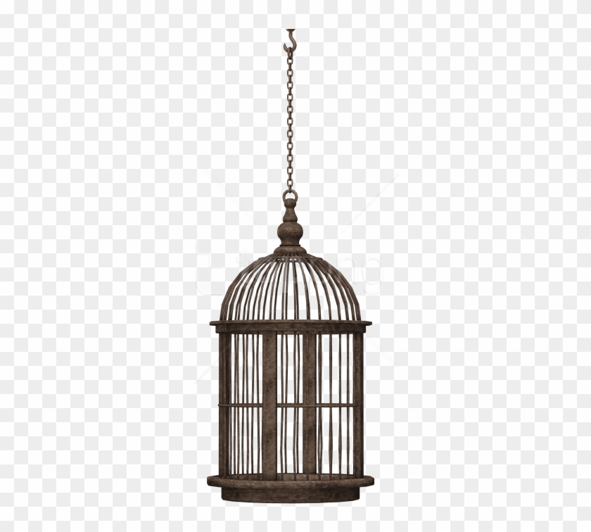 Bird Cage Png - Bird Cage Silhouette Png Clipart #1743375