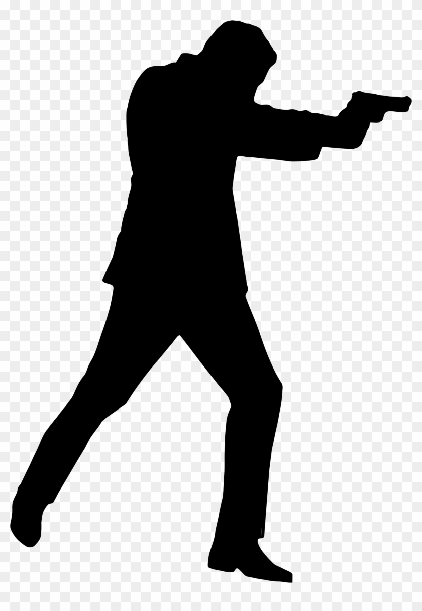Spy Silhouette Png Clipart #1743412