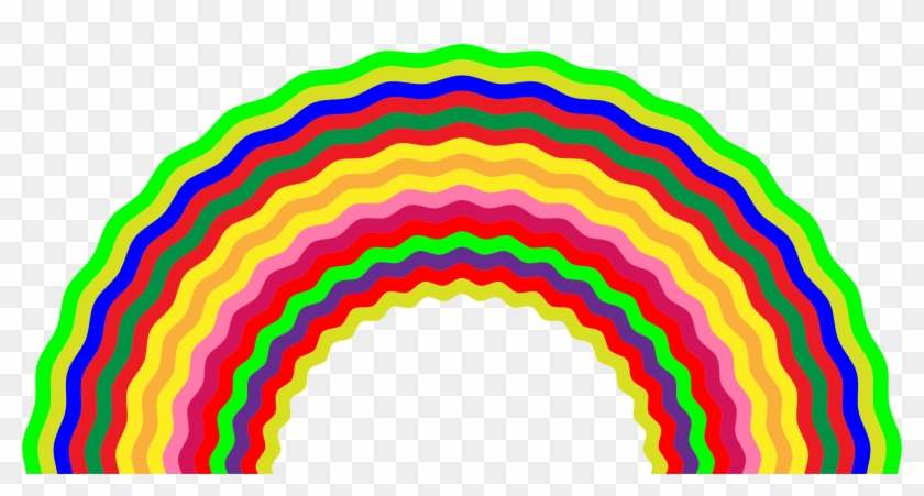 This Free Icons Png Design Of Wavy Rainbow Clipart