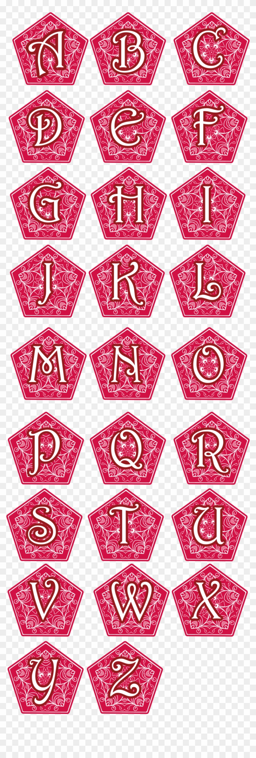 This Free Icons Png Design Of Flower Design Uppercase Clipart #1743586