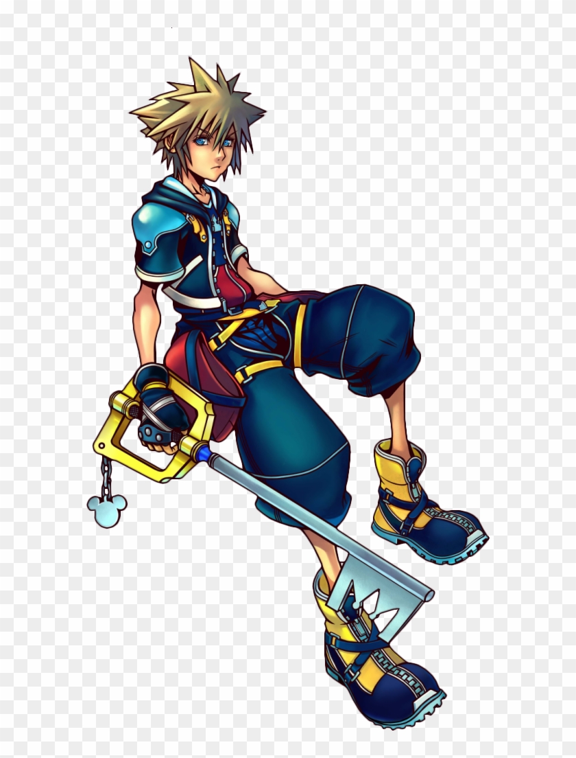 No Caption Provided No Caption Provided - Sora Kingdom Hearts 2 Art Clipart