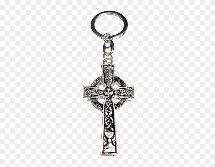 Celtic Cross Key Chain - Cross Keychain Png Clipart #1744098