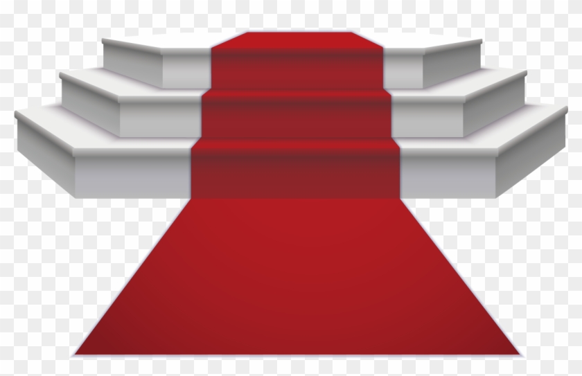 Red Carpet Clipart Podium - Podium Stage Png Transparent Png #1744254
