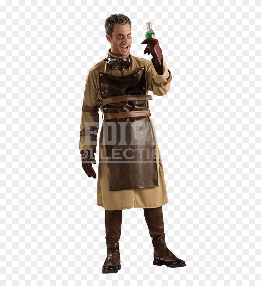 Adult Mad Scientist Costume Clipart #1744725