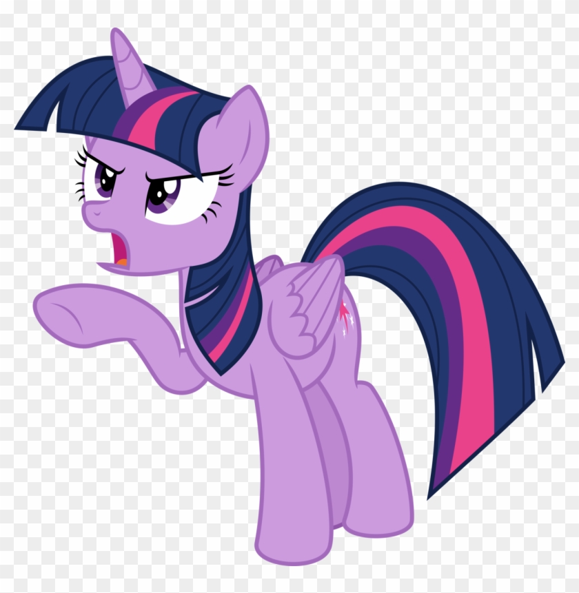 81st Mvc Request - Mlp Twilight Sparkle Alicorn Angry Vector Clipart