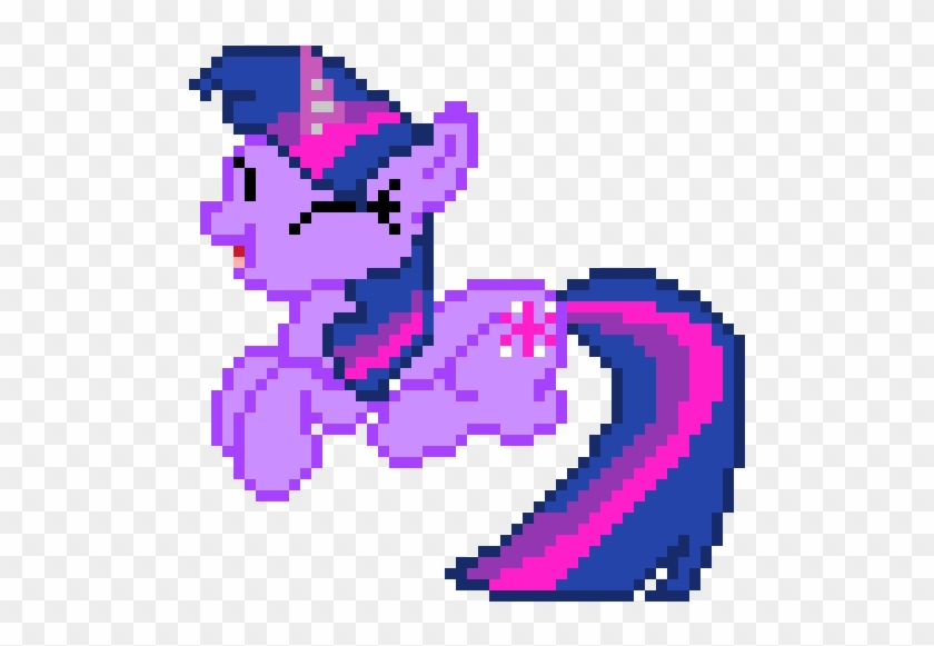 Twilight Sparkle Happy - Пони По Клеточкам Искорка Clipart #1745361