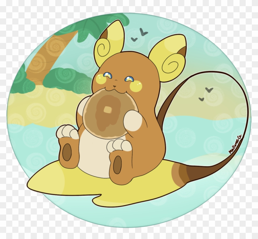 View 89436367 , - Alolan Raichu Eating Pancakes Clipart