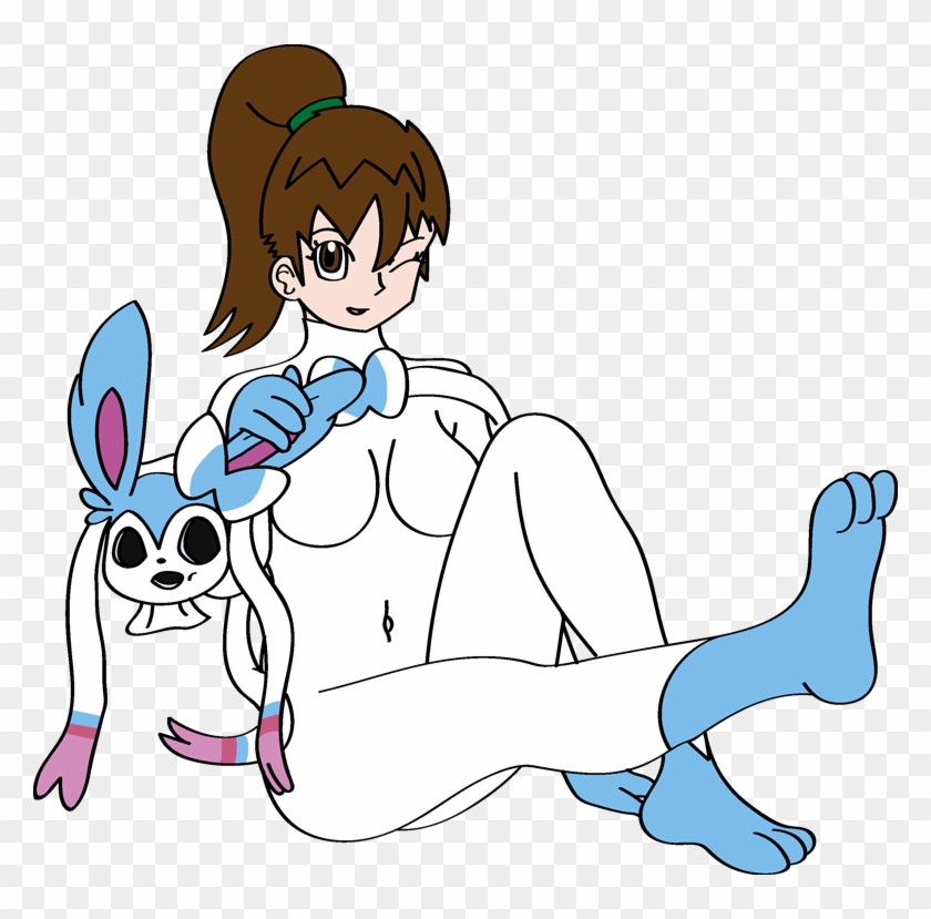 Nymphy The Shiny Sylveon Unmasked By Thesuitkeeper89 - Cartoon Clipart #1745811