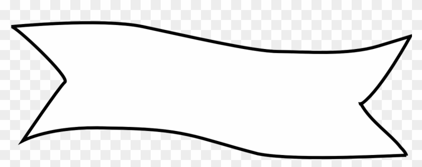 Ribbon Clipart Title - Banner Blanco Png Transparent Png