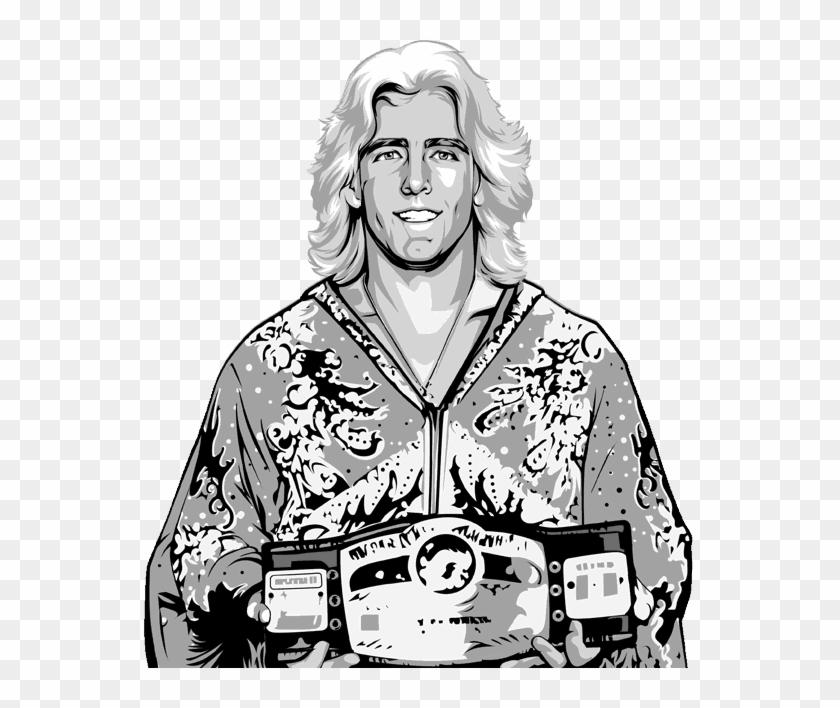 553 X 628 1 - Ric Flair Drawing Clipart