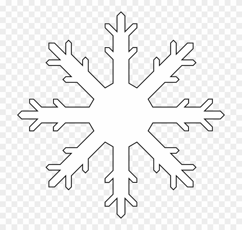 Copo De Nieve Blanco Frozen Png - White Snow Crystals Png Clipart #1746164