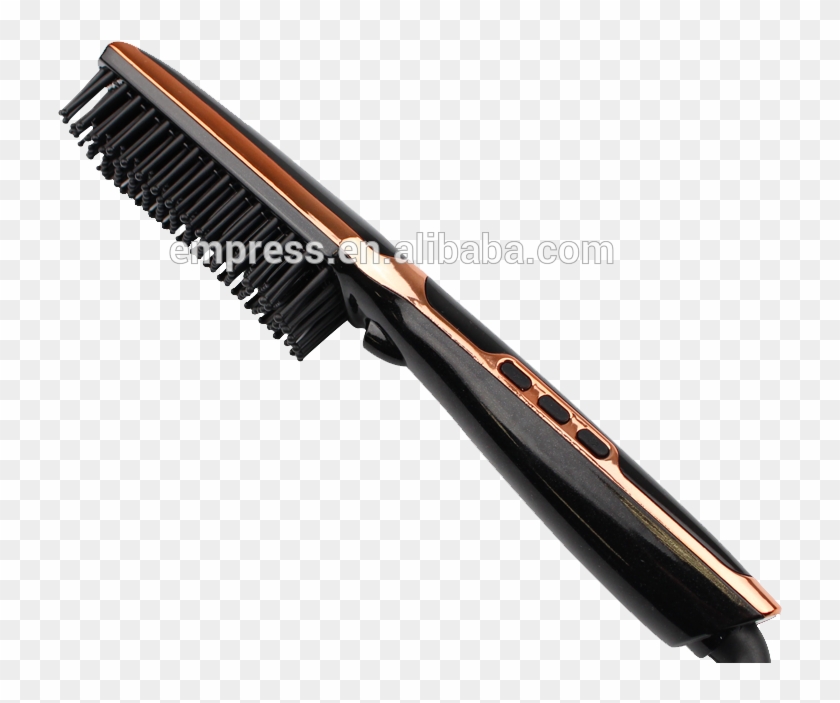 New Easily Straight Fast Hair Straightener Comb Irons - Brush Clipart #1746247