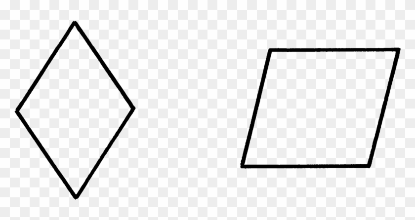 800px-rhombus - Rhombus Black And White Clipart