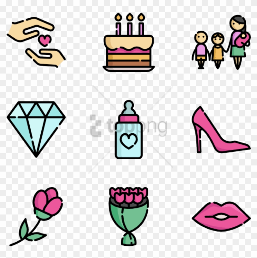 Free Png Download Mother's Day - Mother's Day Iconos Clipart #1746474