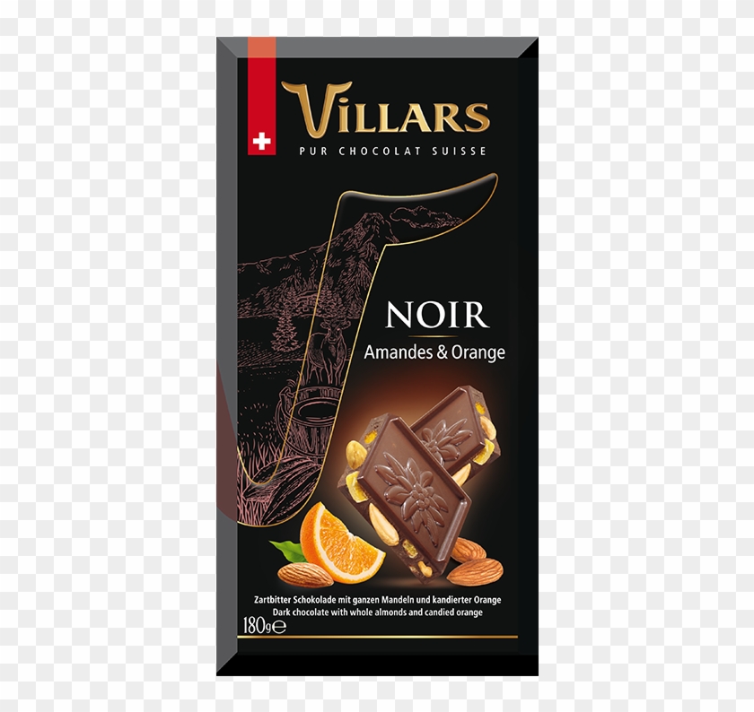 Villars Swiss Dark Chocolate With Whole Almonds And - Villars Swiss Chocolate Clipart