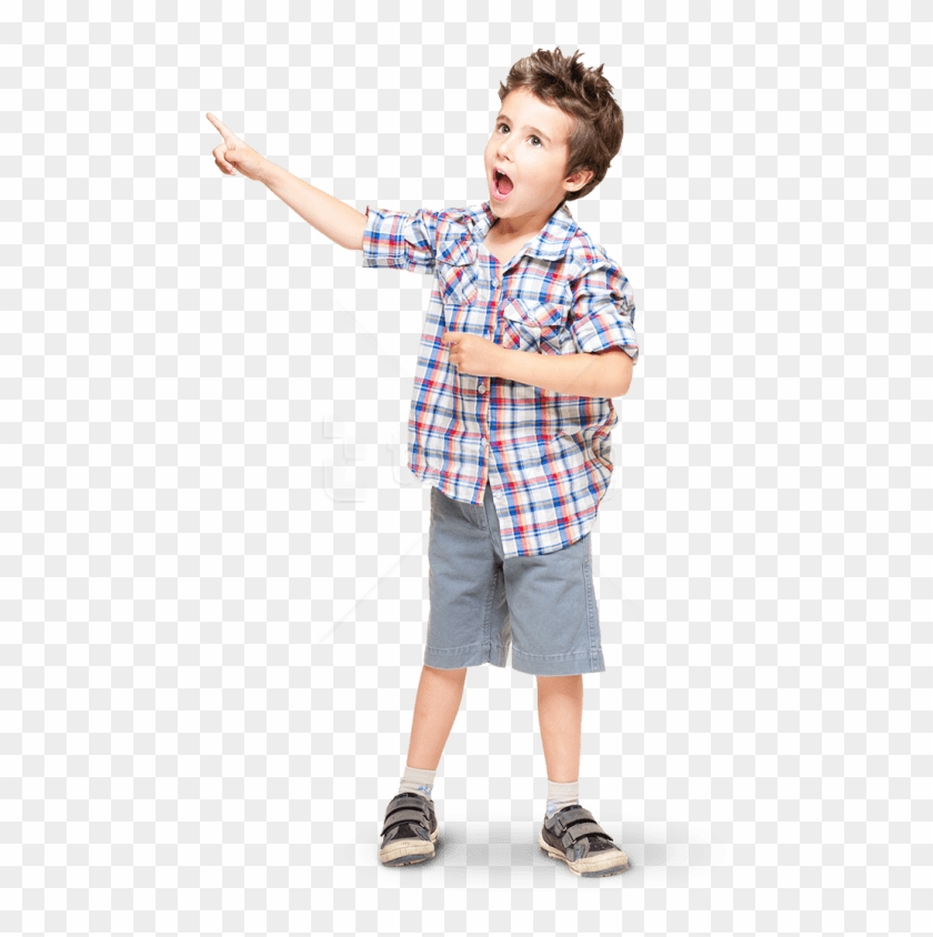 Free Png Download Child Wow Png Images Background Png - Kid Standing Pointing Clipart