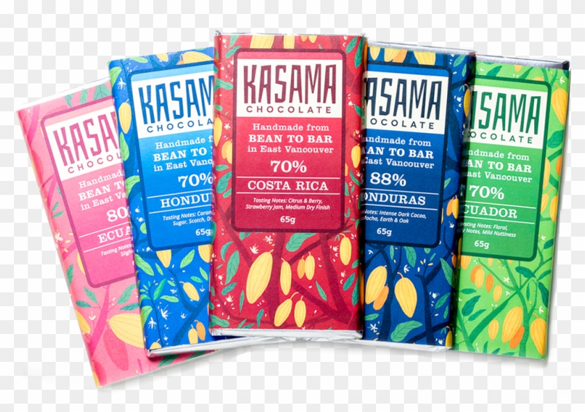 Kasama Chocolate Bars - Bean To Bar Chocolate Clipart