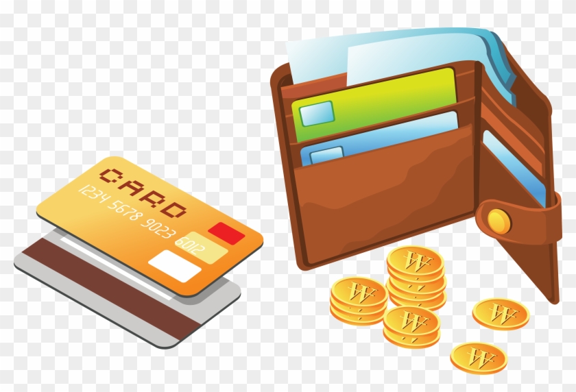 Ico Bag Money Wallet Vector Coin Clipart - Wallet Clipart - Png Download