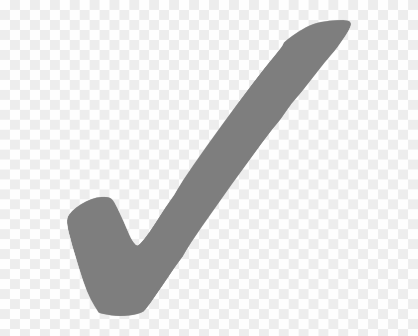 Grey Checkmark Icon Clipart